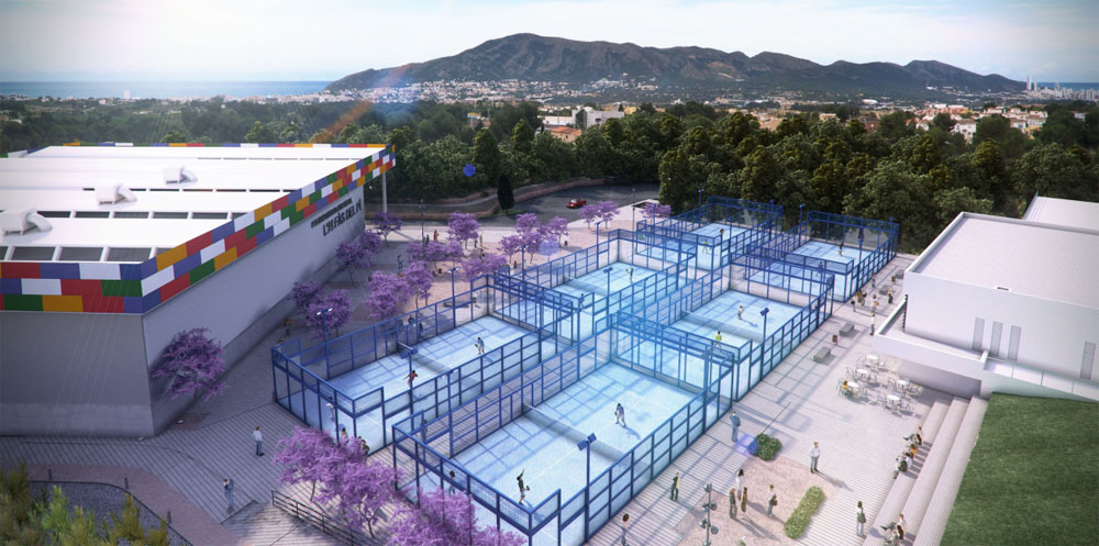 cubierta polideportivo