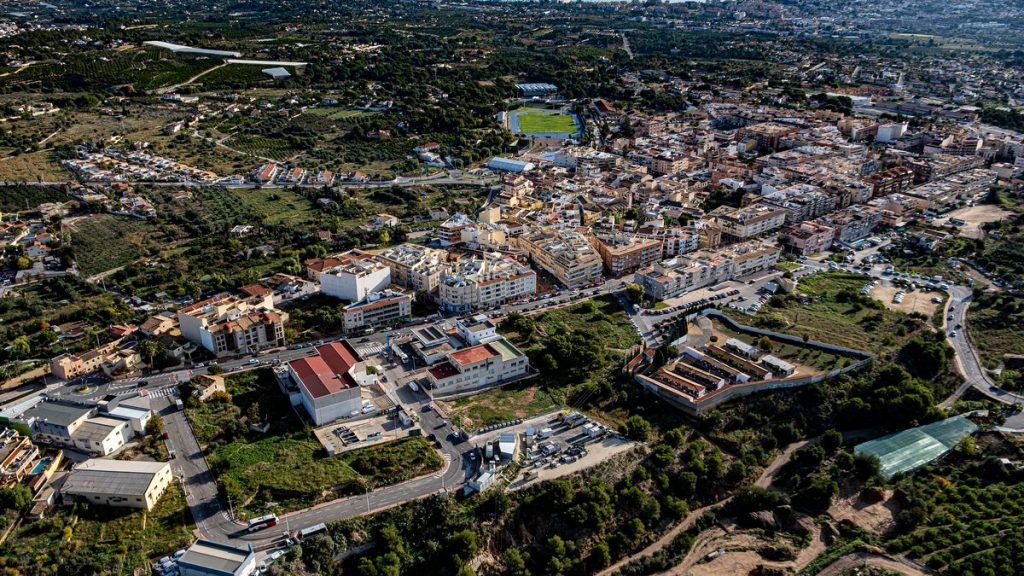 Vista aérea de l'Alfàs del Pi