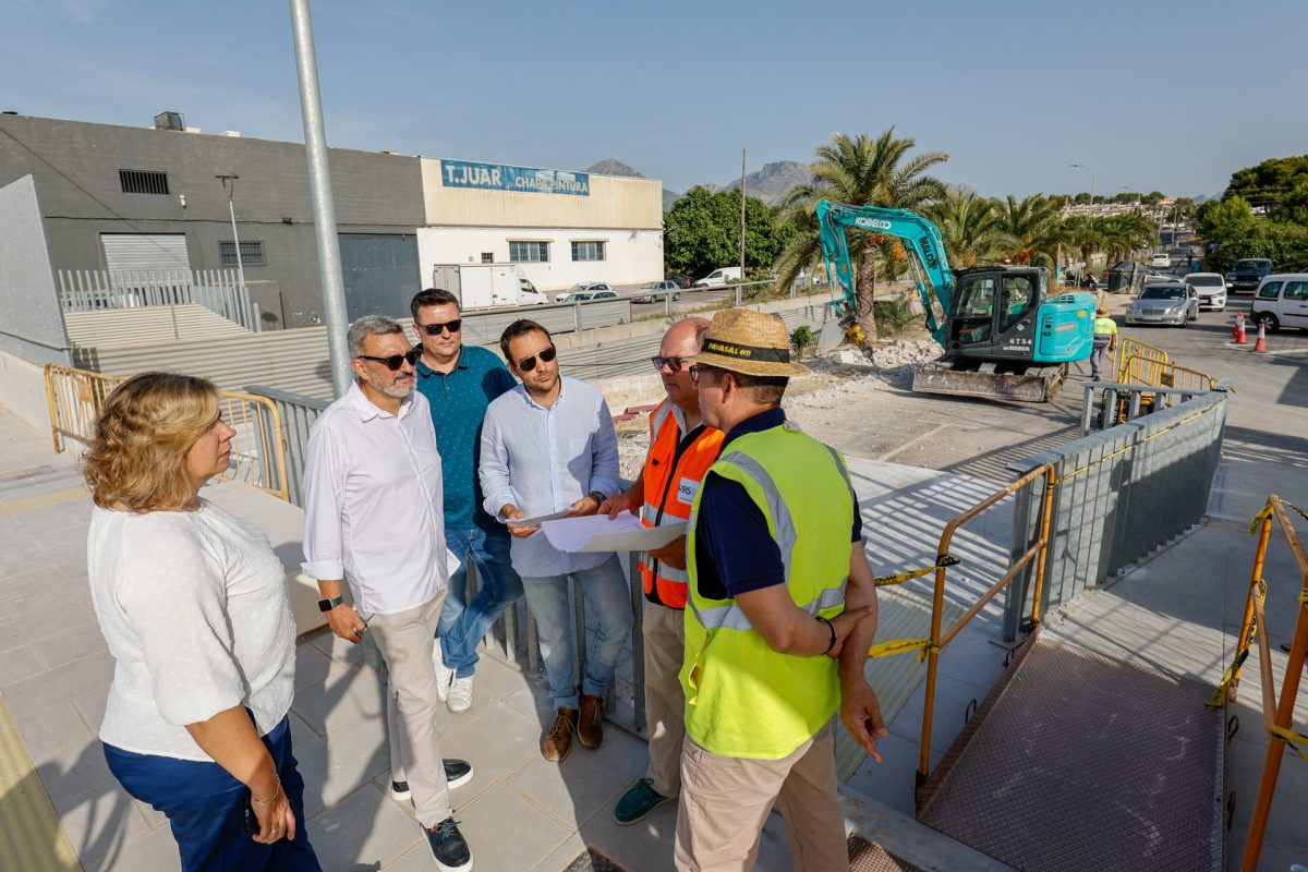 Se inician las obras de mejora en el entorno del apeadero del TRAM de l’Albir incluidas en la EDUSI