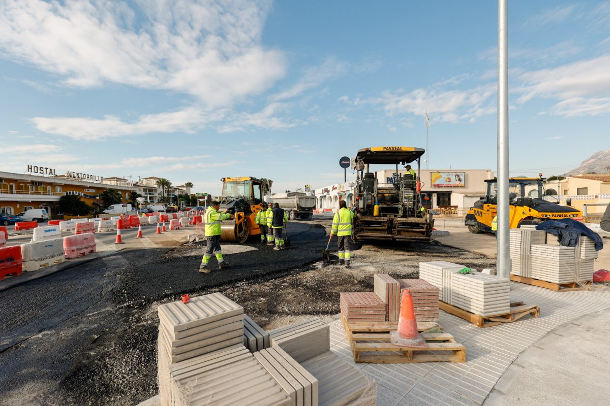 Este domingo se inicia el asfaltado de la avenida Europa, obras EDUSI financiadas con Fondos FEDER