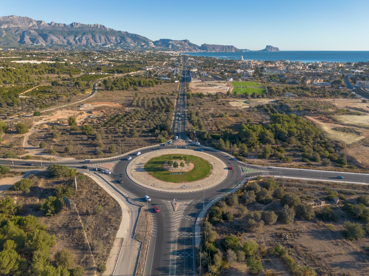 Finaliza en l’Alfàs el proyecto EDUSI de sustitución de luminarias en la avenida Europa